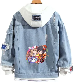 ISaikoy Anime Code Geass Denim Jacket Sweatshirt Costume Hoodie Pullovers Fleeces