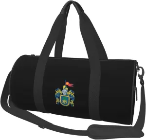 Jalisco Flag Convertible Garment Bag with Shoulder Strap, Carry on Garment Duffel Bag for Men Women - Rolling Foldable for Travel Luggage Bags (Black)