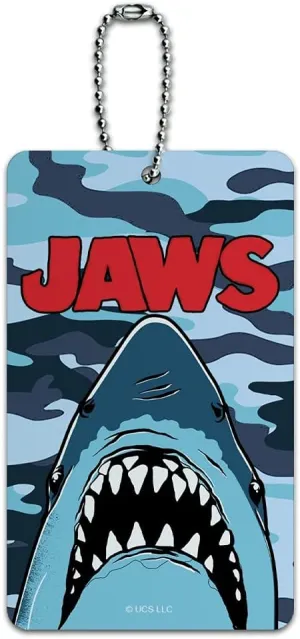 Jaws Camo Luggage Card Suitcase Carry-On ID Tag