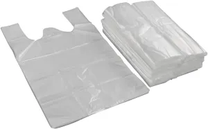 Kekow 400 Count Clear Plastic T-shirt Shopping Bag