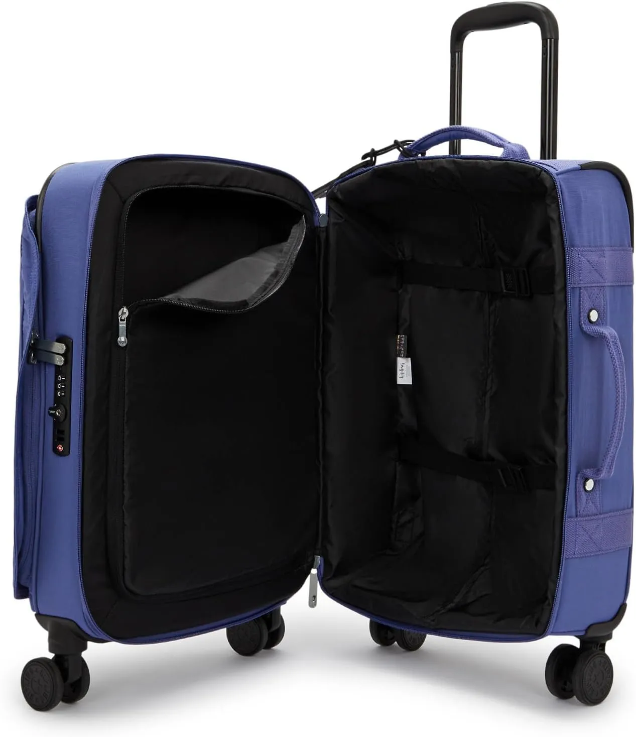 Kipling Spontaneous Small Rolling Luggage Ocean Blue