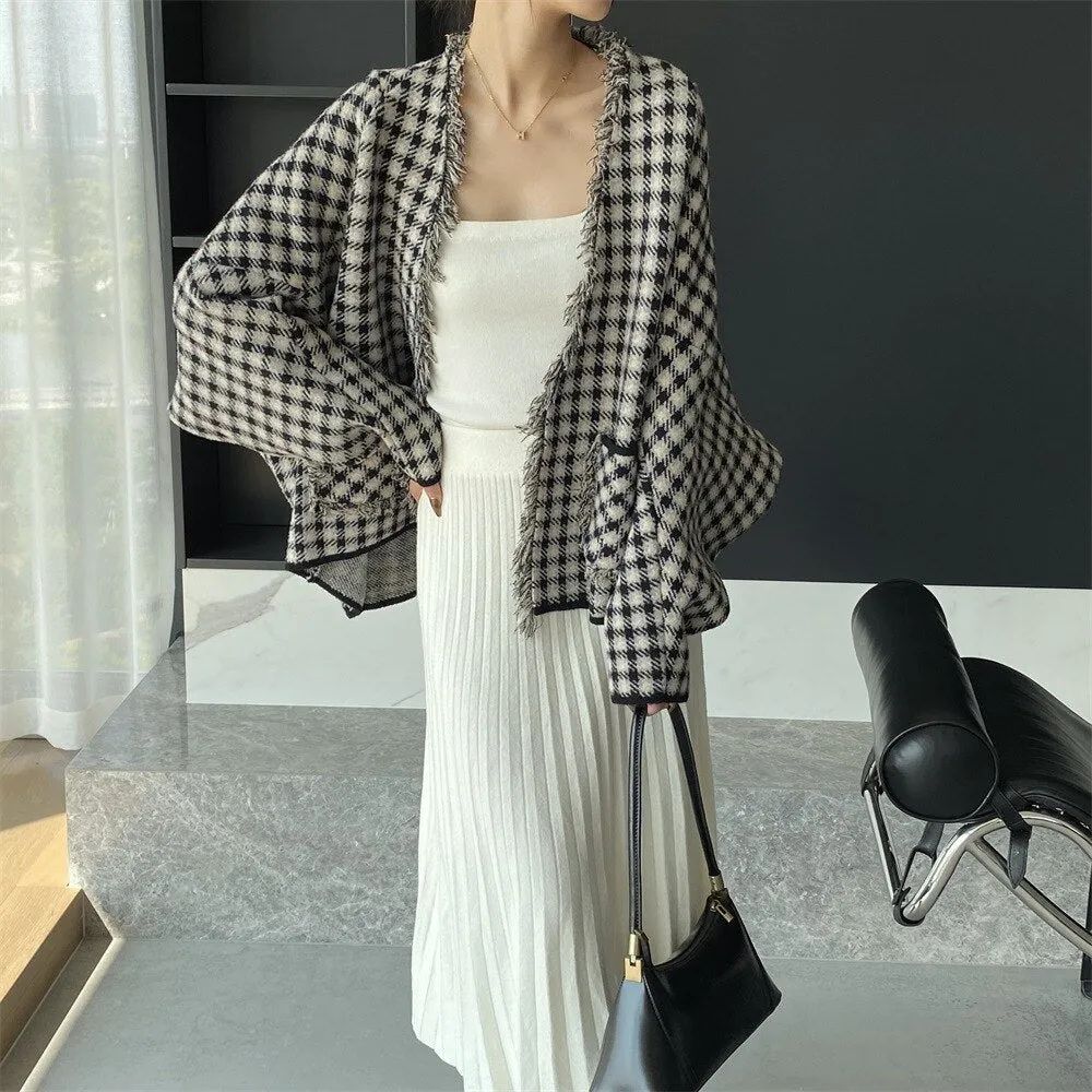 Knitted Slim Elastic Waist Skirt