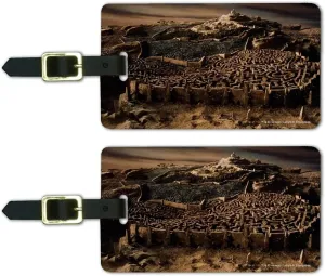 Labyrinth Hedge Maze Goblin City Luggage ID Tags Carry-On Cards - Set of 2