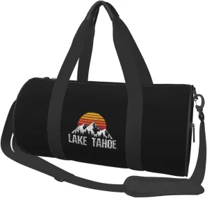 Lake Tahoe Convertible Garment Bag with Shoulder Strap, Carry on Garment Duffel Bag for Men Women - Rolling Foldable for Travel Luggage Bags (Black)