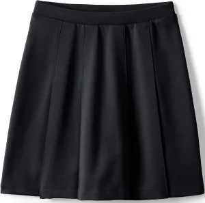 Lands' End School Uniform Girls Ponte Pleat Skirt