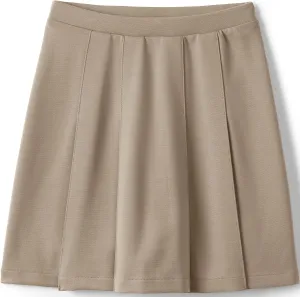 Lands' End School Uniform Girls Ponte Pleat Skirt