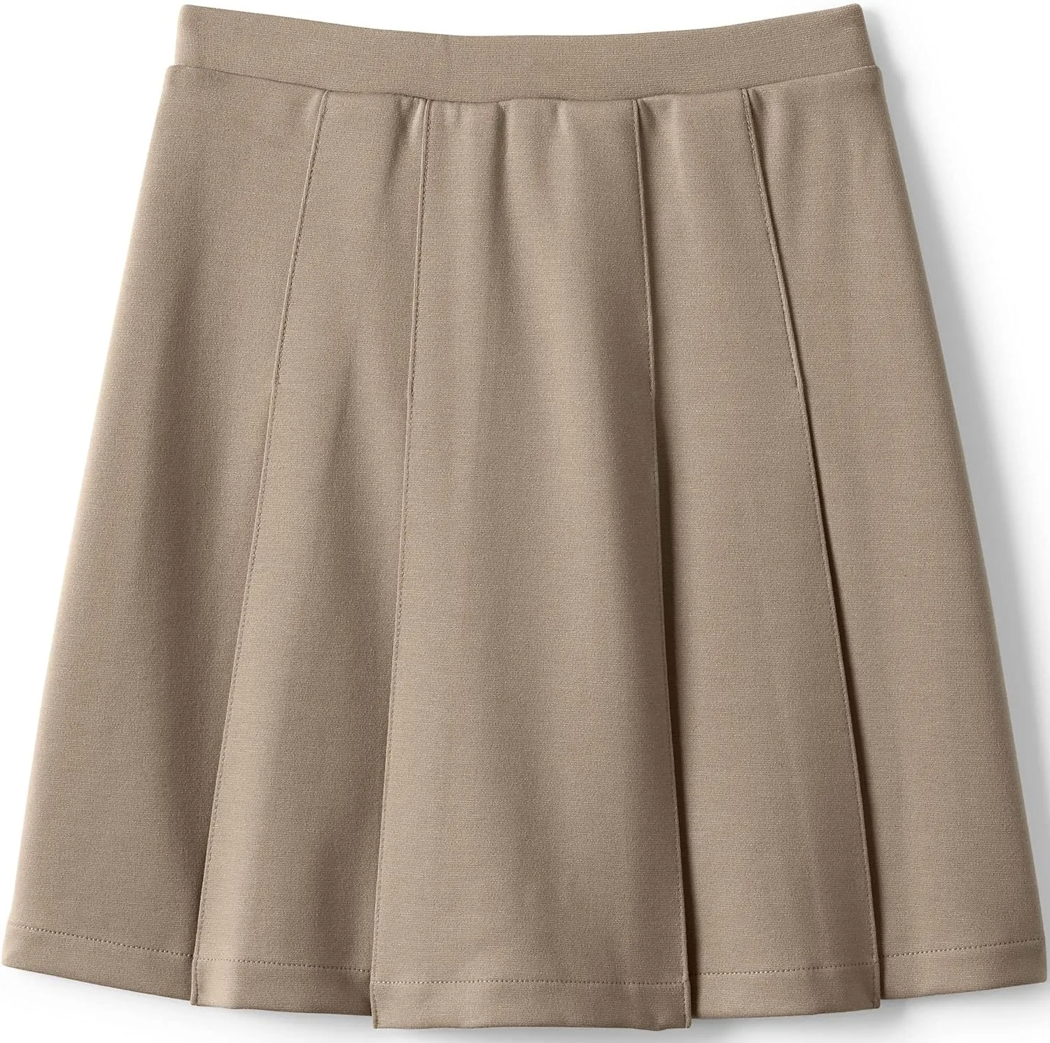 Lands' End School Uniform Girls Ponte Pleat Skirt