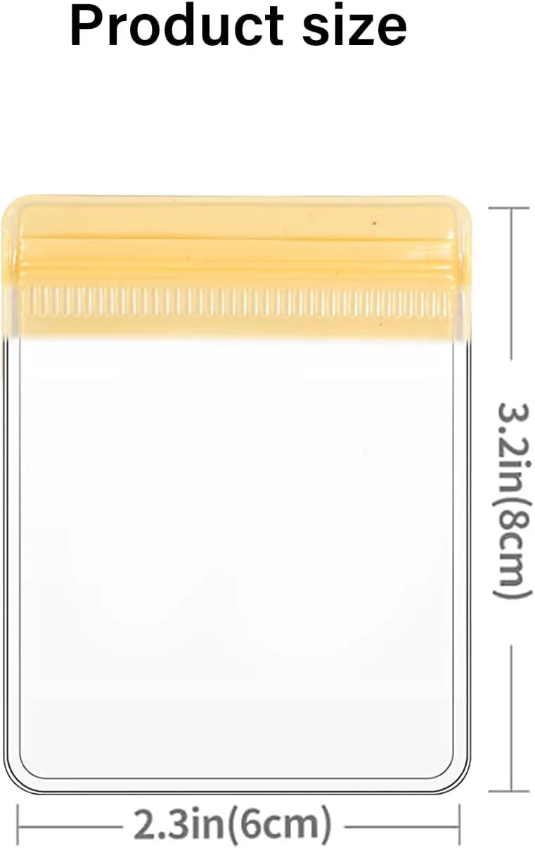 LETGO Clear Jewelry Bags Clear Plastic PVC Jewelry Bags Anti Tarnish Jewelry Bags Anti Tarnish jewelry storage Small Jewelry Bag for Earrings/Rings/Necklaces (20 PCS Beige Jewelry Bag)