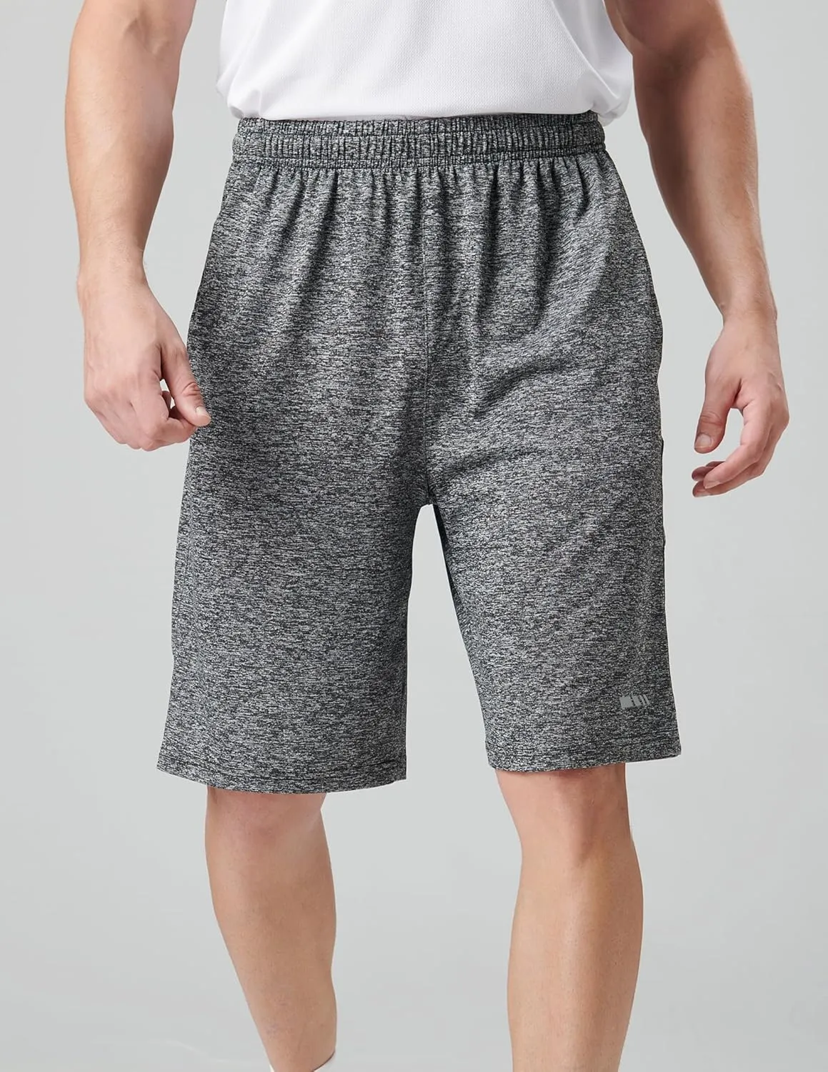 Liberty Imports 5 Pack Men's Quick Dry Athletic Basketball Shorts 9" Inseam with Pockets, Activewear for Workout Gym Running