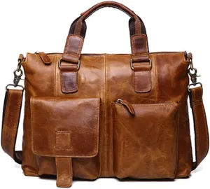 Men Handbags Vintage Laptop Briefcases Office Shoulder Bags Tote Male Crossbody Messenger Bags