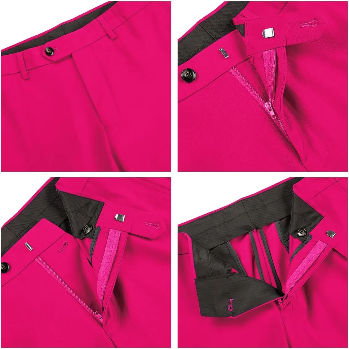 Mens 3 Piece Tuxedo Suits Slim Fit Casual Suit Blazer Two Button Wedding Prom Jackets Vest&Trousers