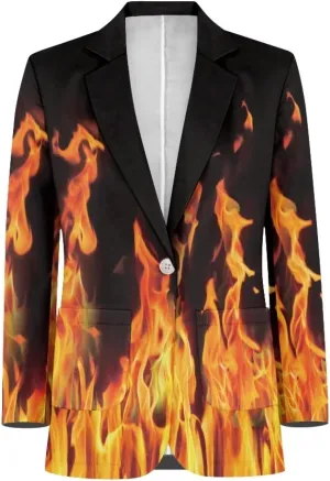 Mens Long Sleeve Blazer Suit Jacket Sports Coat Casual Business Dress Suit One Buttons with Pocket S-5XL