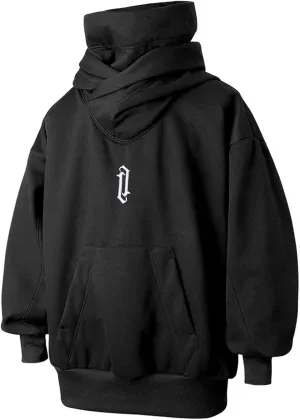Men's Long Sleeve Fleece Hoodie Lightweight Hip Hop Soft Cotton Pullover Unisex Casual Hooded Sweatshirts