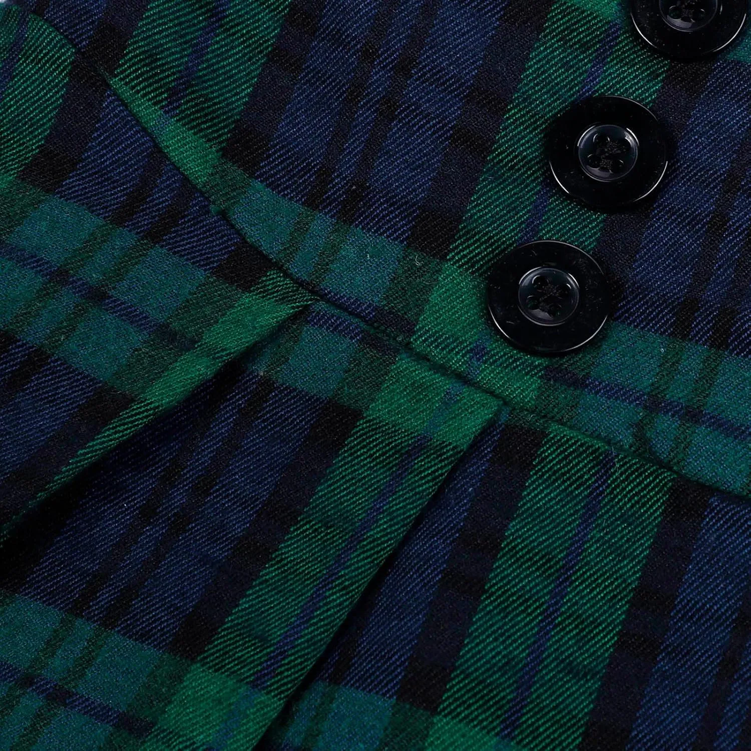 Midi Skirts for Women Casual Short Style Skirts High Waist Elegant Skirt Preppy Plaid Ankle Pleated Cheer Skirt