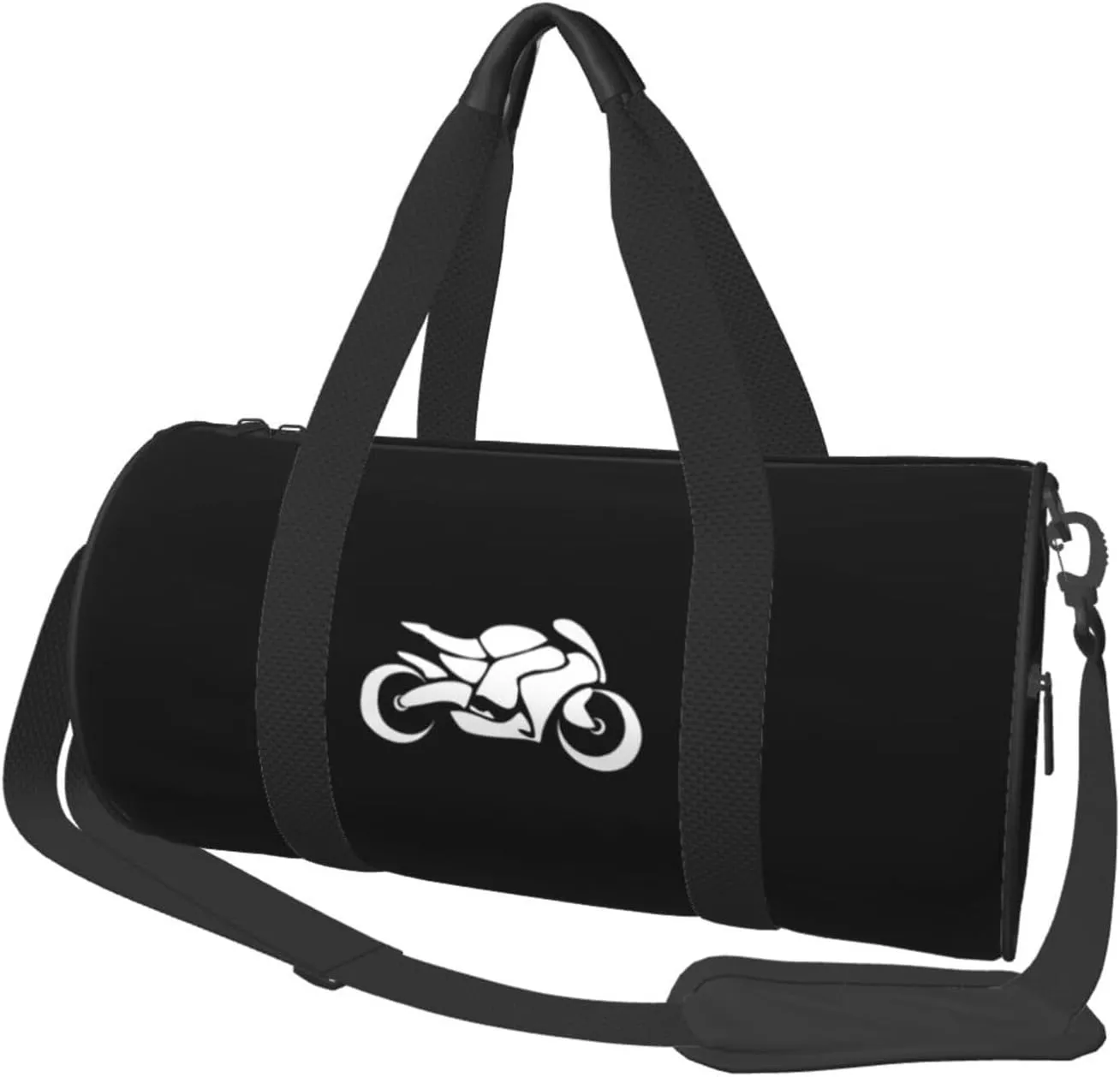 Motorcycle Convertible Garment Bag with Shoulder Strap, Carry on Garment Duffel Bag for Men Women - Rolling Foldable for Travel Luggage Bags (Black)