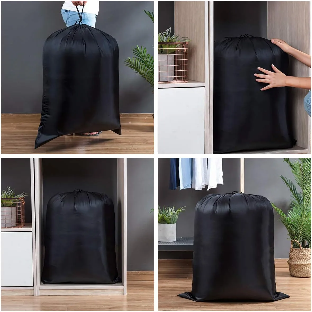 Multipurpose Extra Large Laundry Bag Storage Bag (43"x55", Blue)