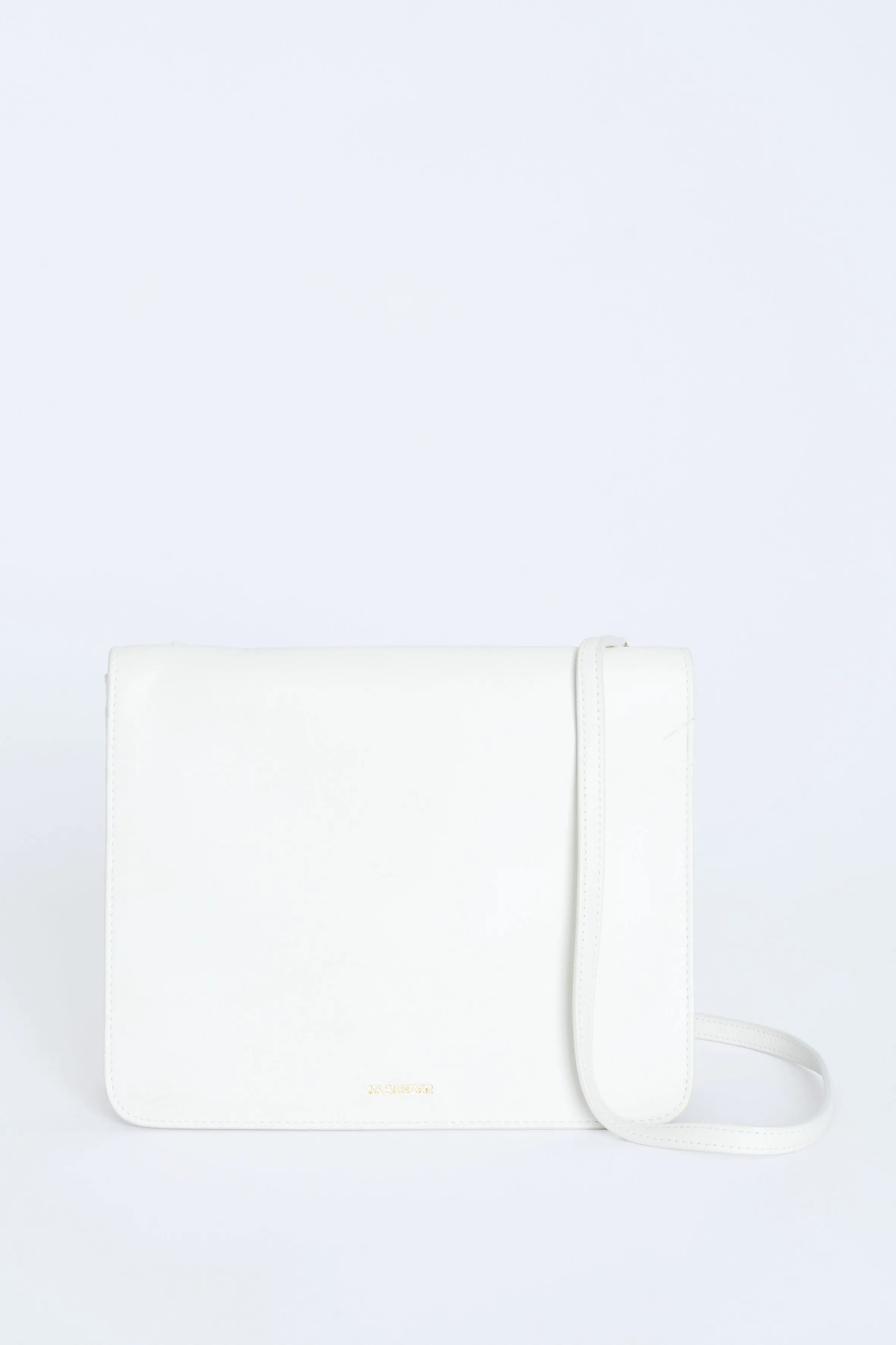 Off-White Leather Preowned Crossbody Bag