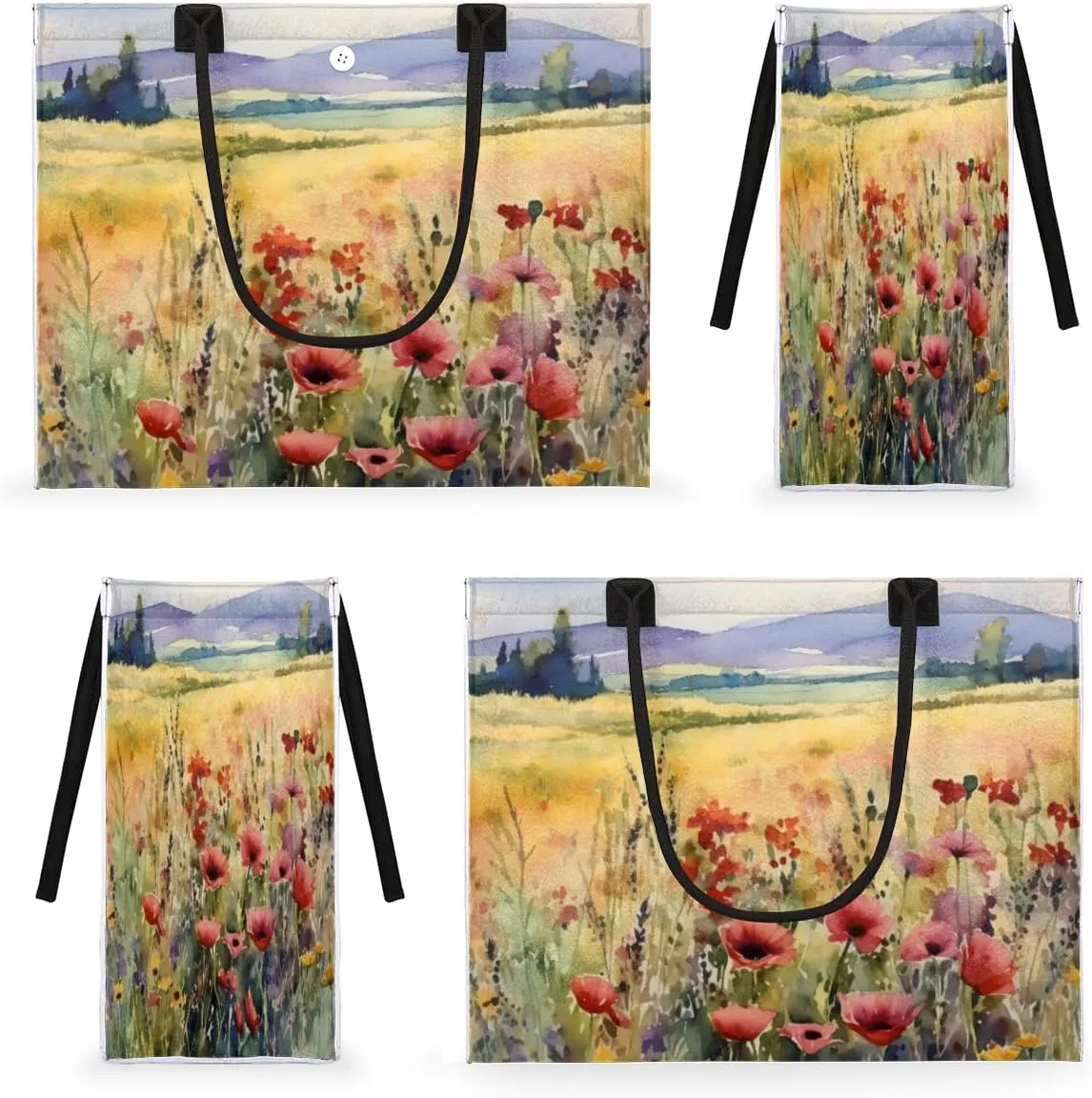 Pardick Large Travel Utility Tote Bag for Women Reusable Shopping Bags with Handles-bag