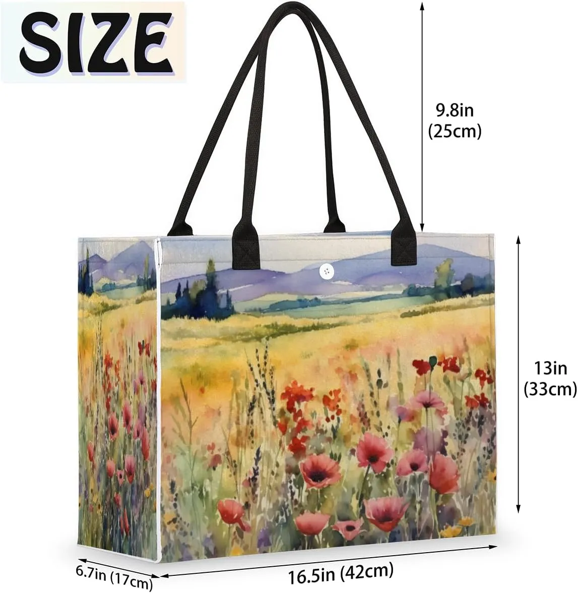 Pardick Large Travel Utility Tote Bag for Women Reusable Shopping Bags with Handles-bag