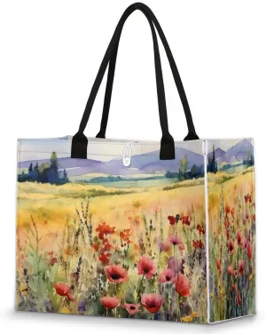 Pardick Large Travel Utility Tote Bag for Women Reusable Shopping Bags with Handles-bag