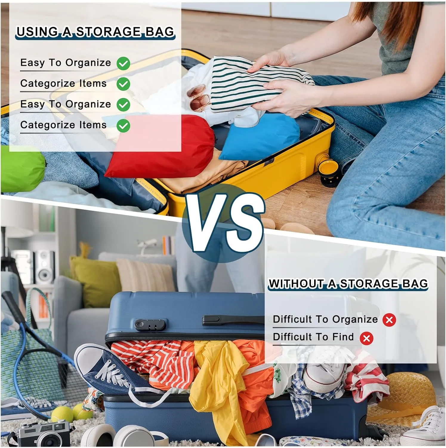 PATIKIL Travel Storage Bags with Toggle 6 x 8 Inch, 6 Pack Waterproof 210D Polyester Drawstring Bag Stuff Sack Cinch Bag for Gym Traveling Hiking Yoga Shoes Organizer, Lake Blue