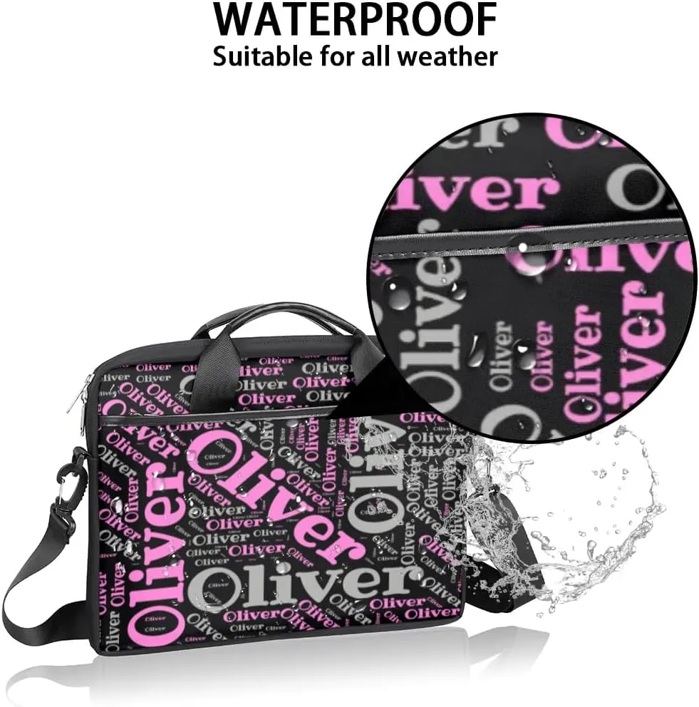Personalized Laptop Bag Case Briefcases for Men Women, Computer Cases for Laptops, Tablet Shoulder Bag Carrying Case