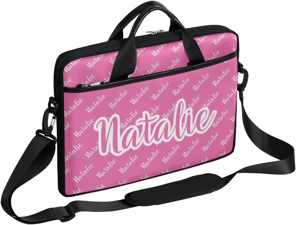 Personalized Name Laptop Bag Case Briefcases for Man Woman, Custom Computer Cases for Laptops, Tablet Shoulder Bag