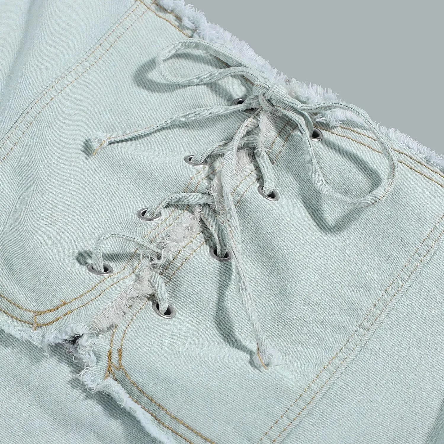 Pleated Tennis Skirts for Women Women's Skirt Bodycon Denim Mini Skirt High Waisted Jean Skirts Fringed Frayed