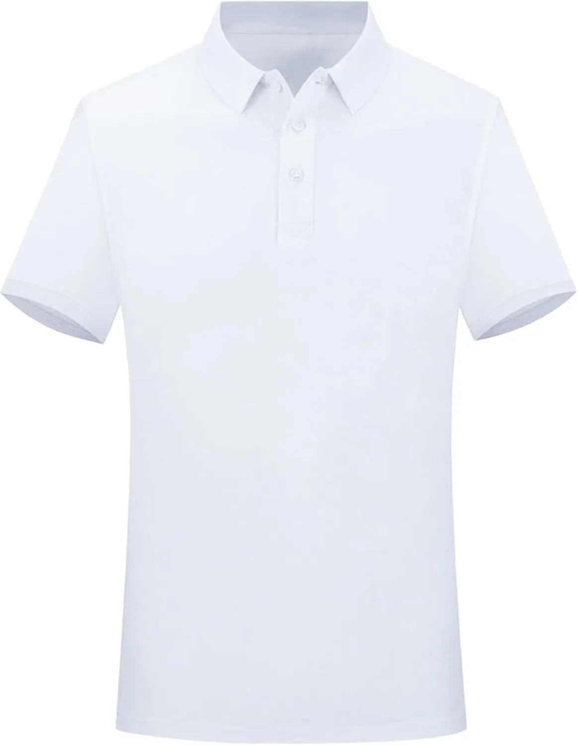 Polo Shirts Short Sleeve Polo Tees Slim Fit Solid Stretch Golf Shirt