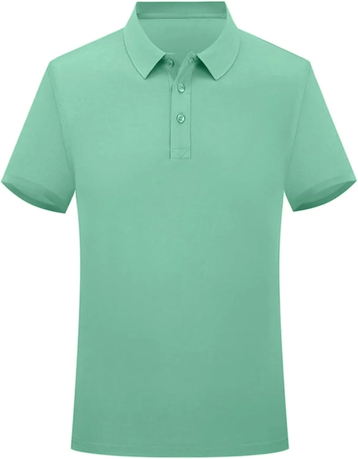 Polo Shirts Short Sleeve Polo Tees Slim Fit Solid Stretch Golf Shirt