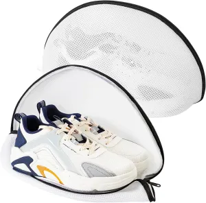 Premium Laundry Mesh Bag for Shoes or Sneaker, Multi Protection Wash Laundry Net With Durable Zipper Laundry Bag for Travel - 2 Set14x7.8x7.8 Inches
