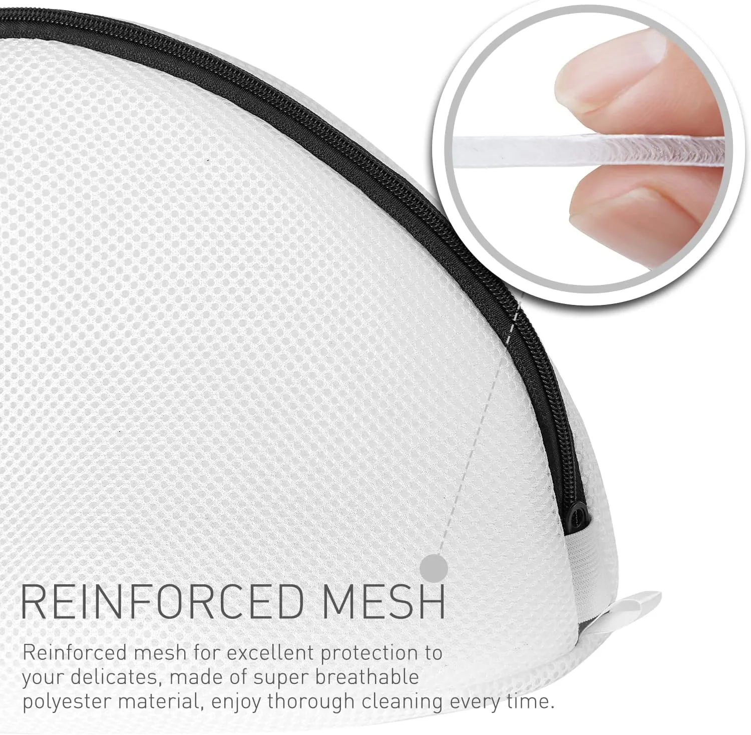 Premium Laundry Mesh Bag for Shoes or Sneaker, Multi Protection Wash Laundry Net With Durable Zipper Laundry Bag for Travel - 2 Set14x7.8x7.8 Inches