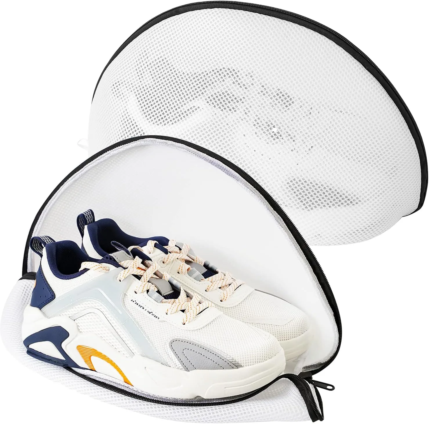 Premium Laundry Mesh Bag for Shoes or Sneaker, Multi Protection Wash Laundry Net With Durable Zipper Laundry Bag for Travel - 2 Set14x7.8x7.8 Inches