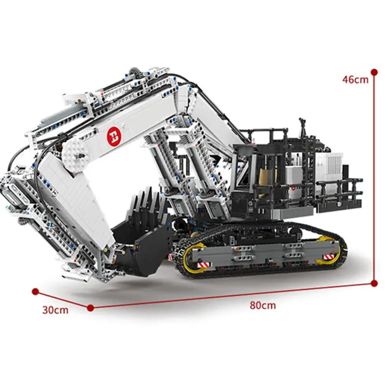 Remote Controlled Heavy Duty Digger 4342pcs