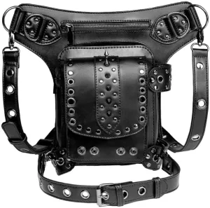 Ro Rox Festival Hip Holster Bag Backpack Sophronia Faux Leather Gothic