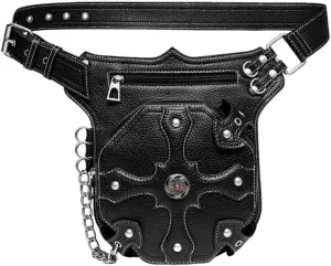 Ro Rox Festival Hip Holster Bag Cross Body Percival Faux Leather Gothic