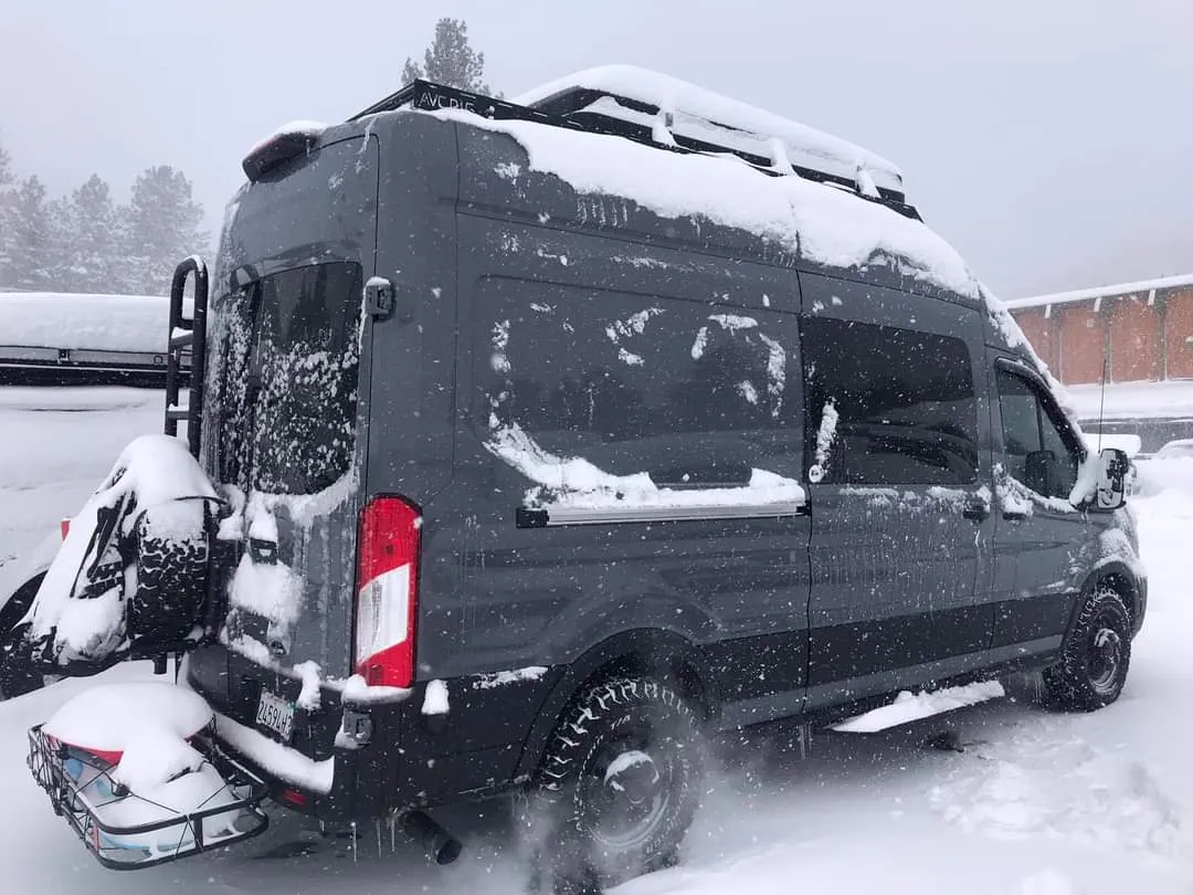 Rover Vans Tire Carrier & Ladder Combo for Ford Transit
