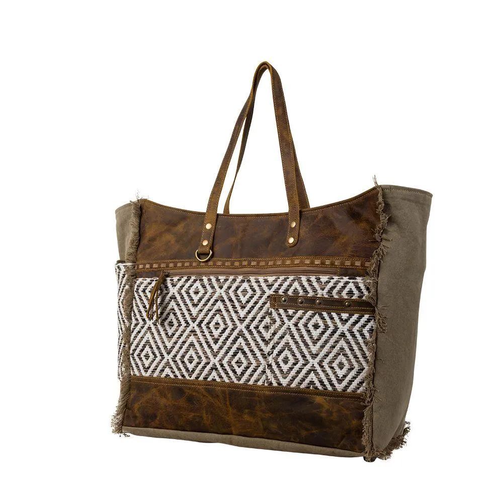 Sand Weaver Weekender Tote Bag