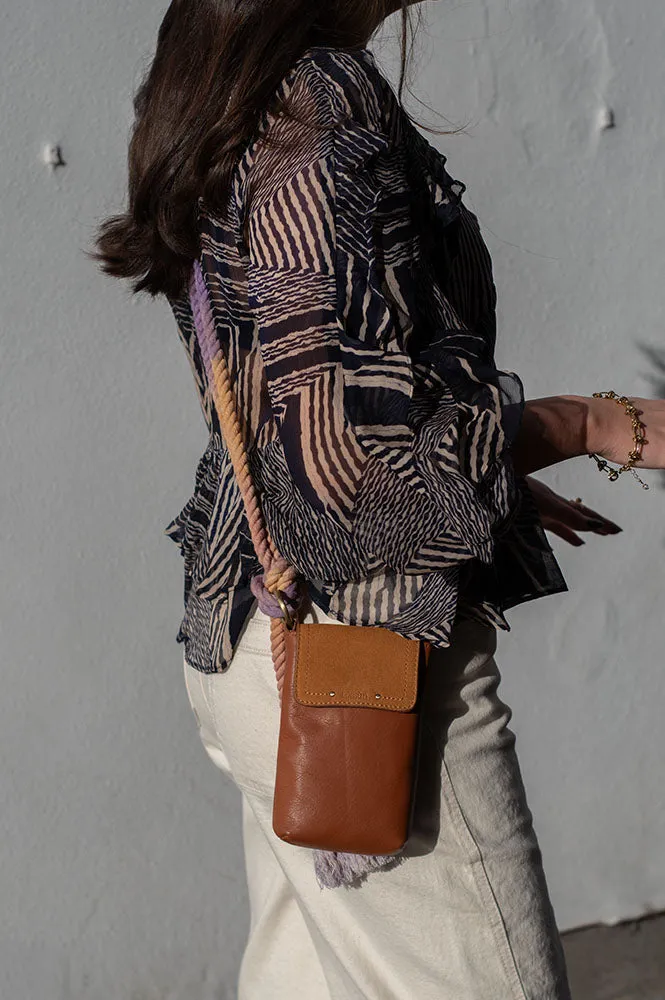 Sessn Evalio Leather Mobile Phone Holder