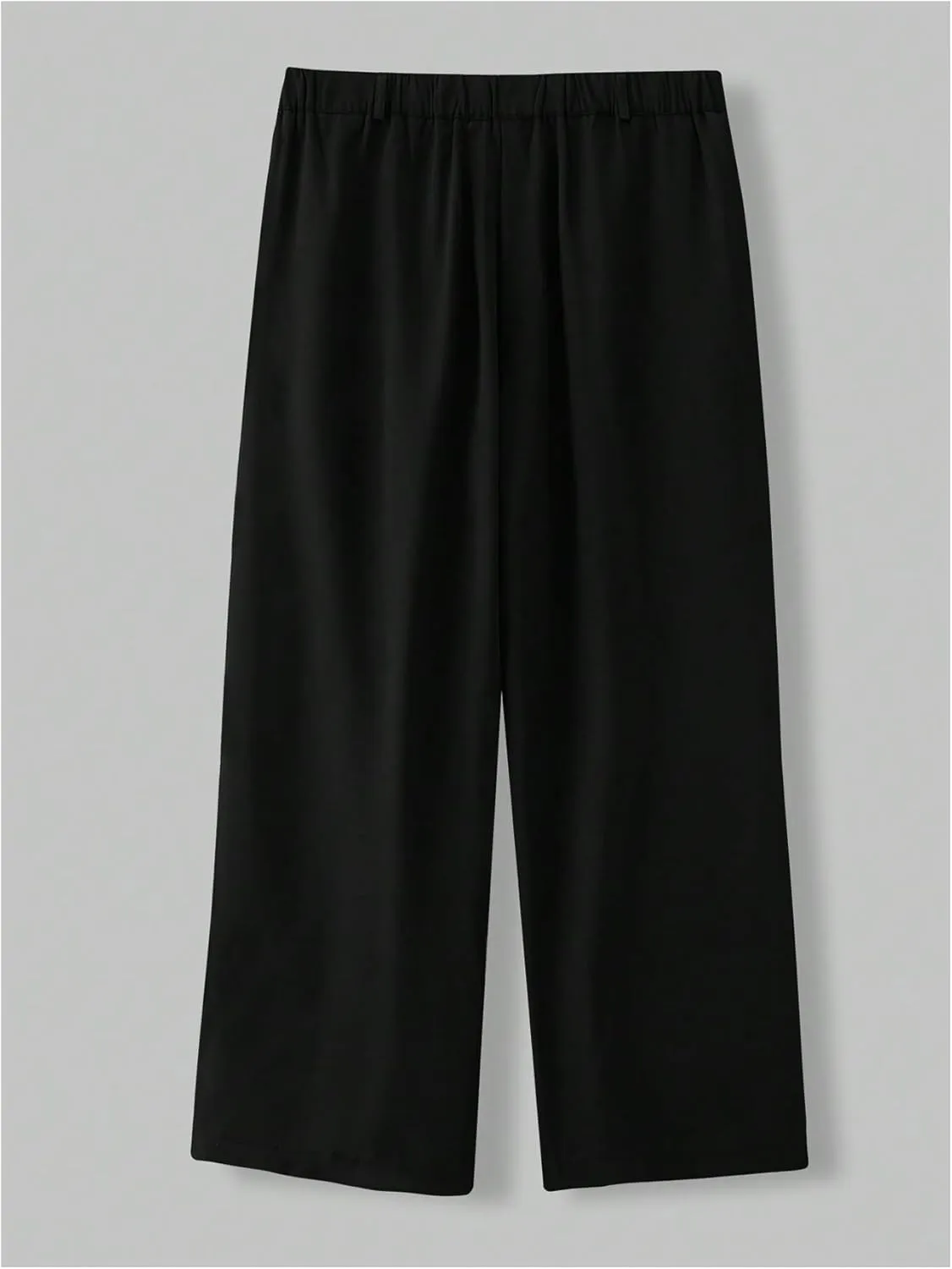 SHENHE Men's Pleated Low Waist Suit Pants Office Work Wide Leg Loose Long Pants with Pocket