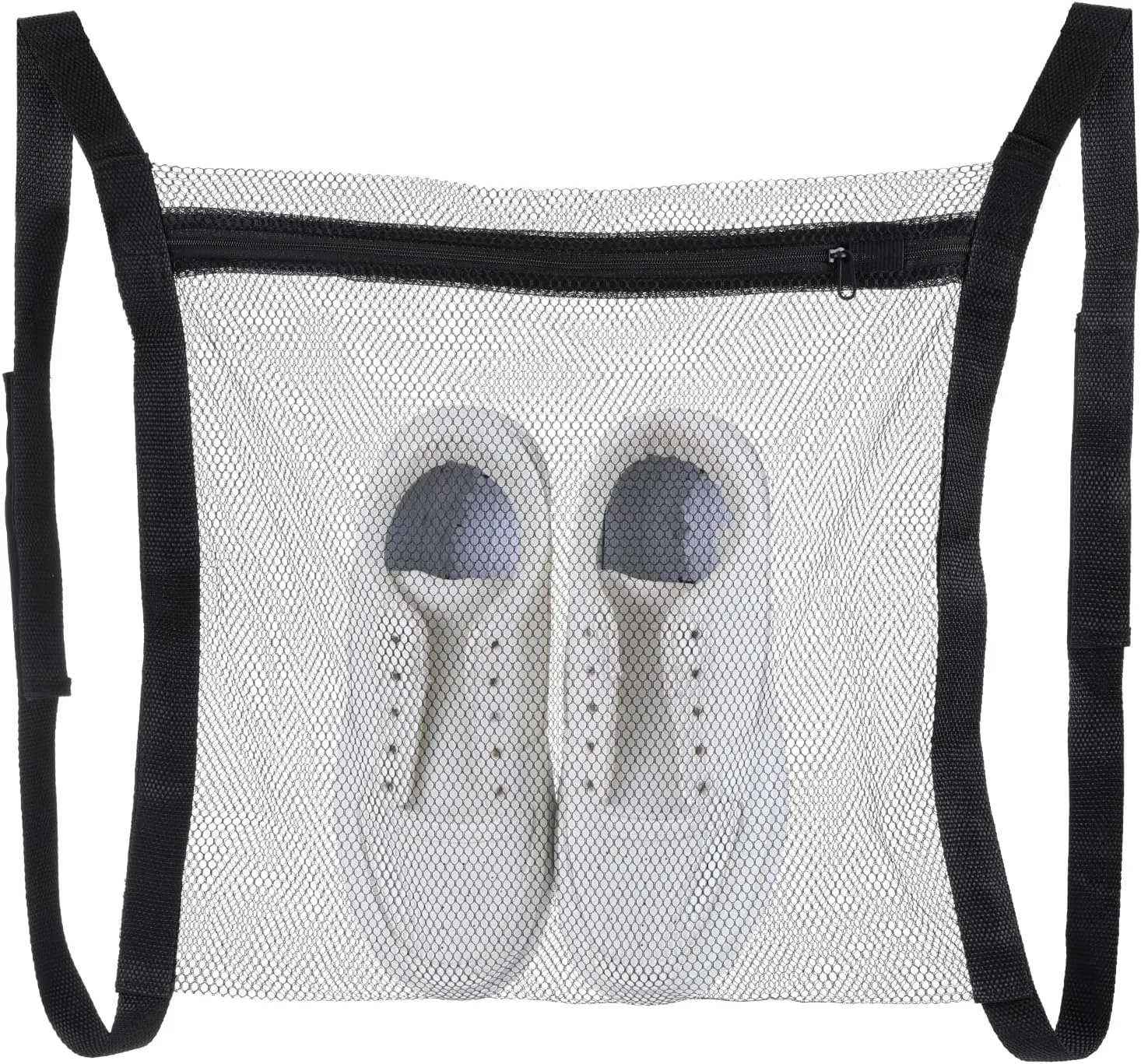 Shoe Washing Machine Bag Laundry Shoe Bag Mesh Laundry Bags Sneaker Dry Bags with Strap and Zipper for Clothing Shoes(Black)