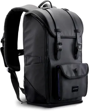SKYBORNE Smart-Pack PLUS  Travel backpack with anti-theft padded laptop compartment with modular detachable DOPP Kitt & built-in USB charging