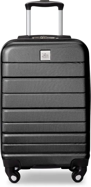 Skyway Epic 2.0 Hardside 4 Wheel Spinner, Lightweight Suitcase, Unisex, Stylish, Black, Carry-On 20-Inch