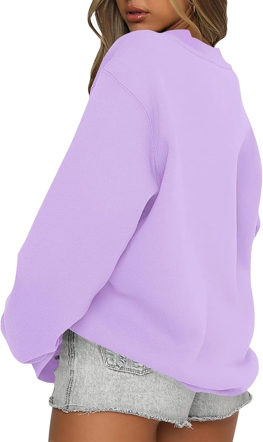 slqdgmryz Oversized Crewneck Sweatshirt Women Fall Cute Sweatshirts Loose Fit College Hoodies Y2K Long Sleeve Shirts
