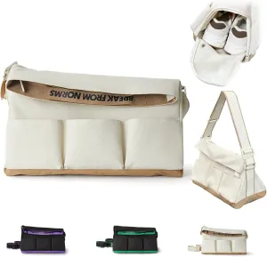 Small Gym Bag with Shoe Compartment for Men & Women, Weekend Travel Overnight Bags, Personal Item Duffle Carry On Bag with Wet Pocket (Beige)