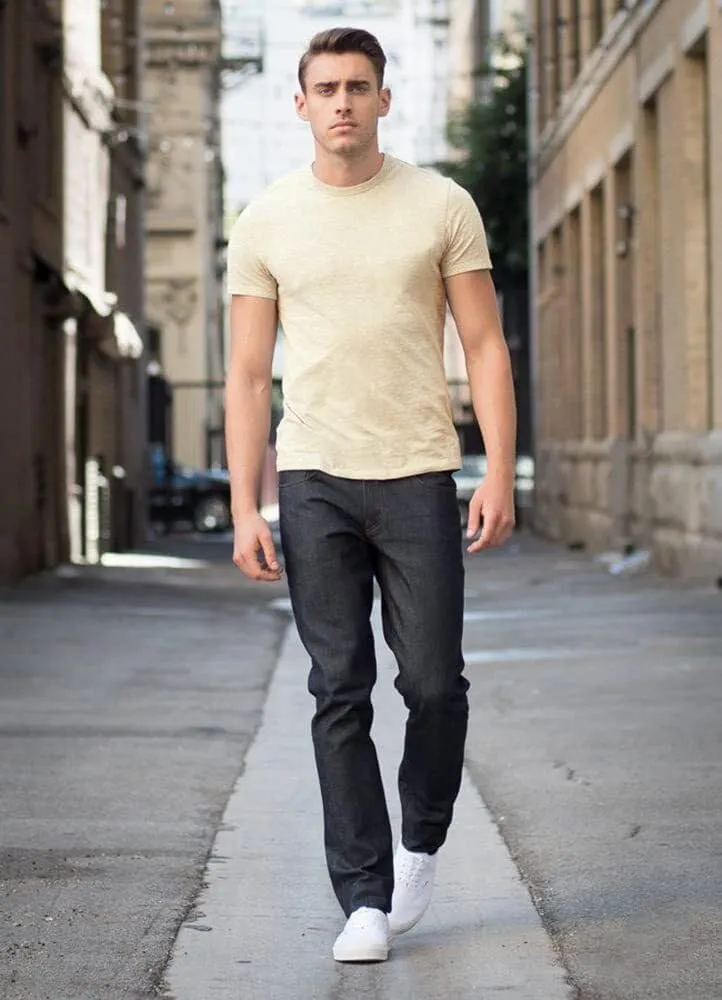 SOCKS'NBULK Men's Cotton Crew Neck Regular T-Shirts Bulk Short Sleeve Lightweight Tees Mix Colors