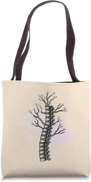 Spinal Column Nerves Cool Doctor Therapist Chiropractor Gift Tote Bag