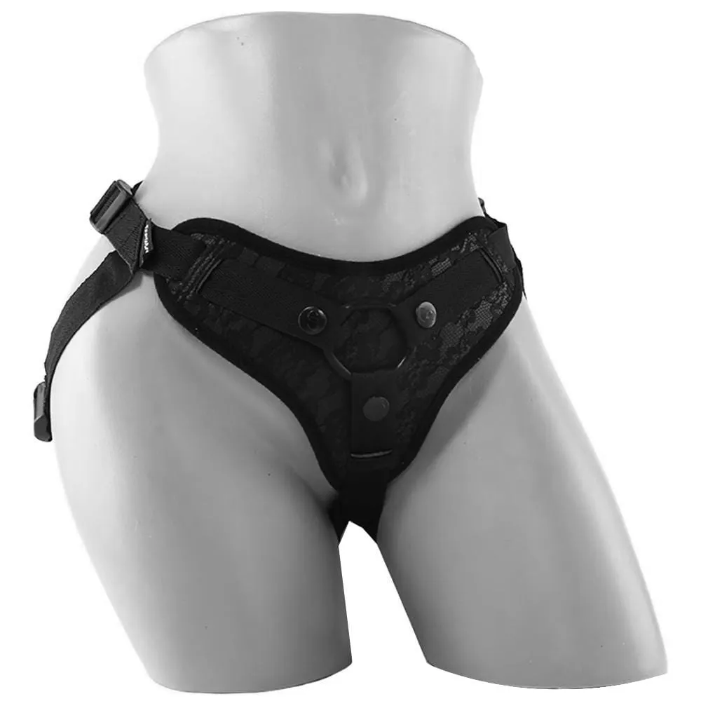 Sportsheets Sincerely Black Lace Strap-On Harness