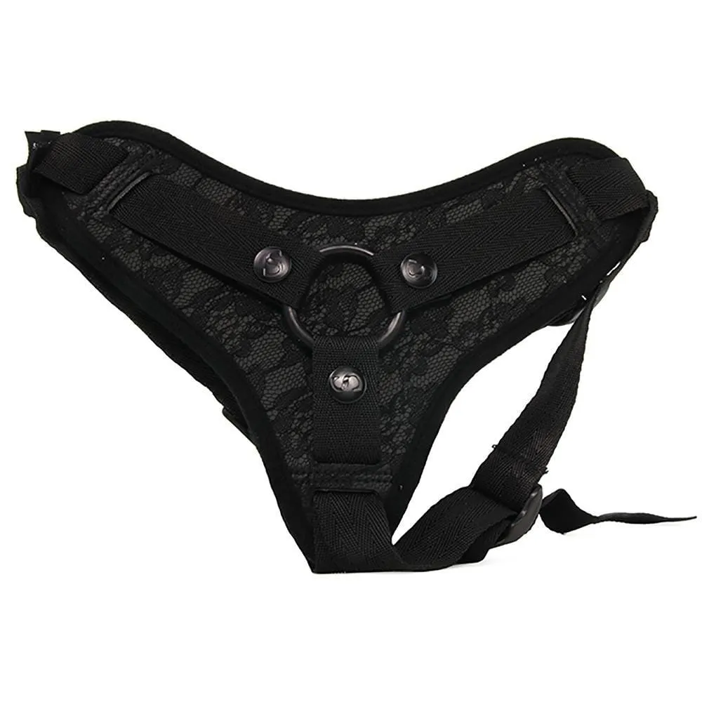 Sportsheets Sincerely Black Lace Strap-On Harness