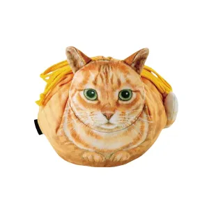 Storage Bag,Clothes Shoes Towels Cat Shape Foldable Reusable Organizing Bucket Bag with Drawstring Closure Sundries Organizer Storage Pouch Yellow